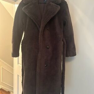 GAP NWT Brown Teddy Coat